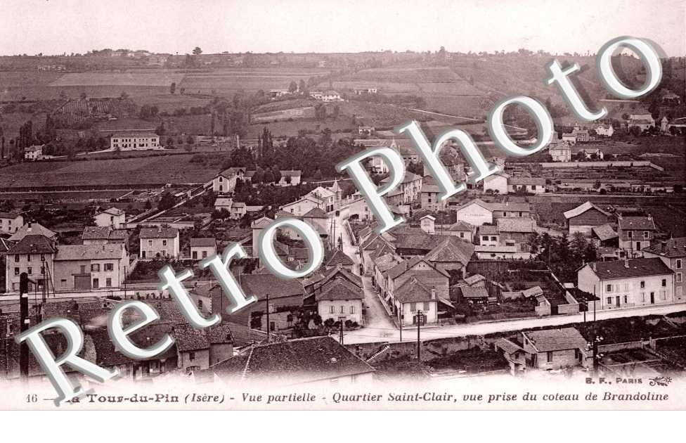 Vue Partielle, Quartier Saint-Clair, Vue prise du coteau de Brandoline