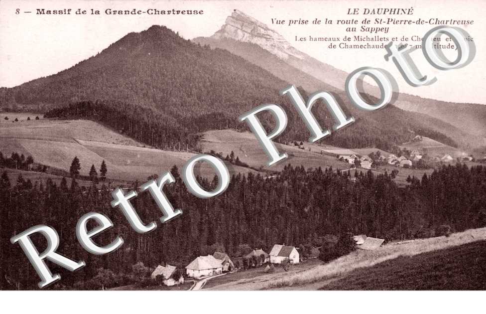 Les Hameaux de Michallets et de Cherlieu et le Pic de Chamechaude