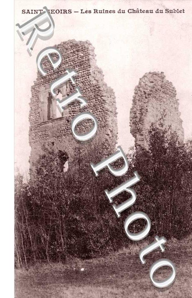 Les Ruines du Chateau du Sublet