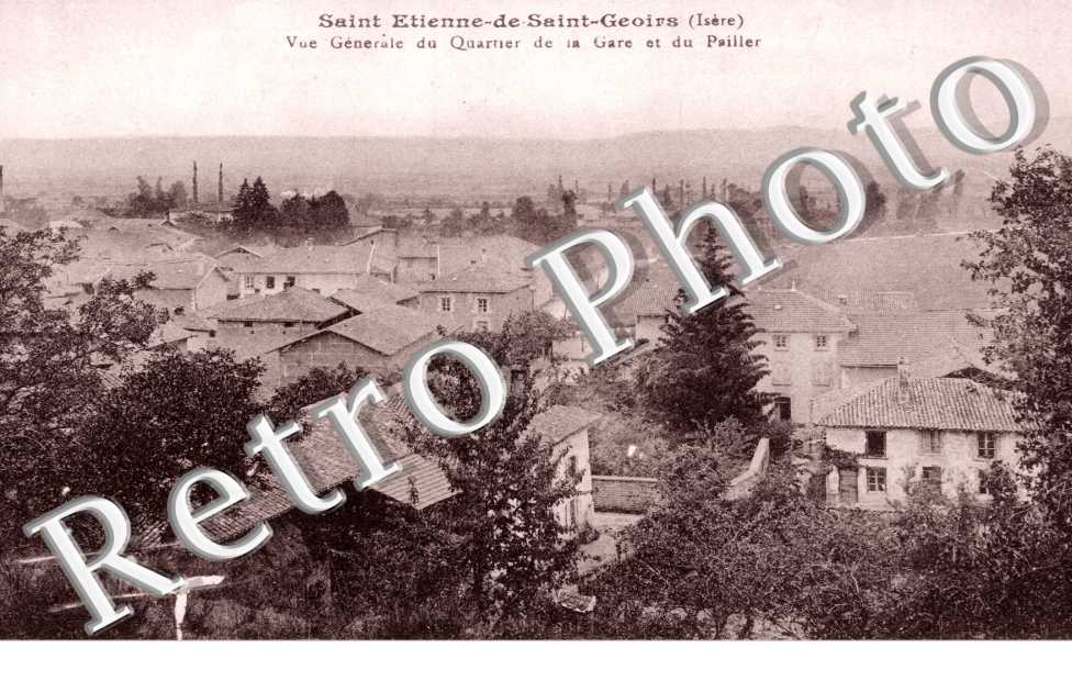 Vue generale du Quartier de la Gare et du Pailler