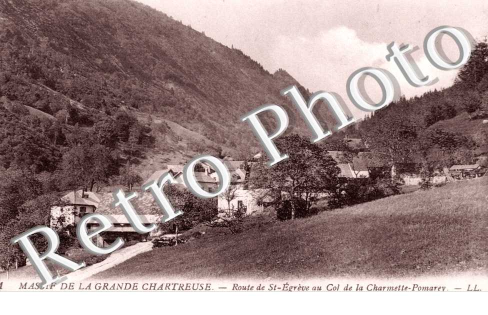 Route vers le Col de la Charmette-Pomaray