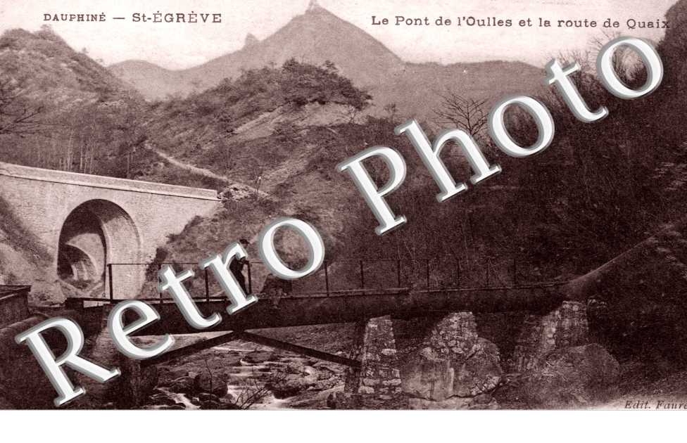 Le Pont de l&#039;Oulles et la route de Quaix