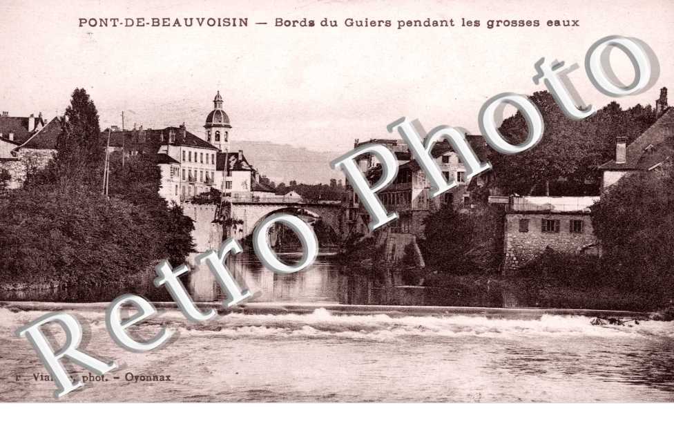 les Bords du Guiers pendant les grosses eaux