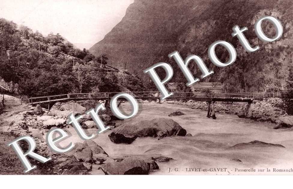 Passerelle sur la Romanche