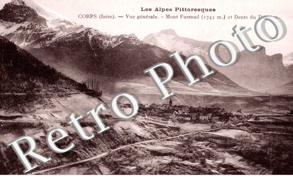 Vue generale, Mont Farraud et Dents du Devoluy