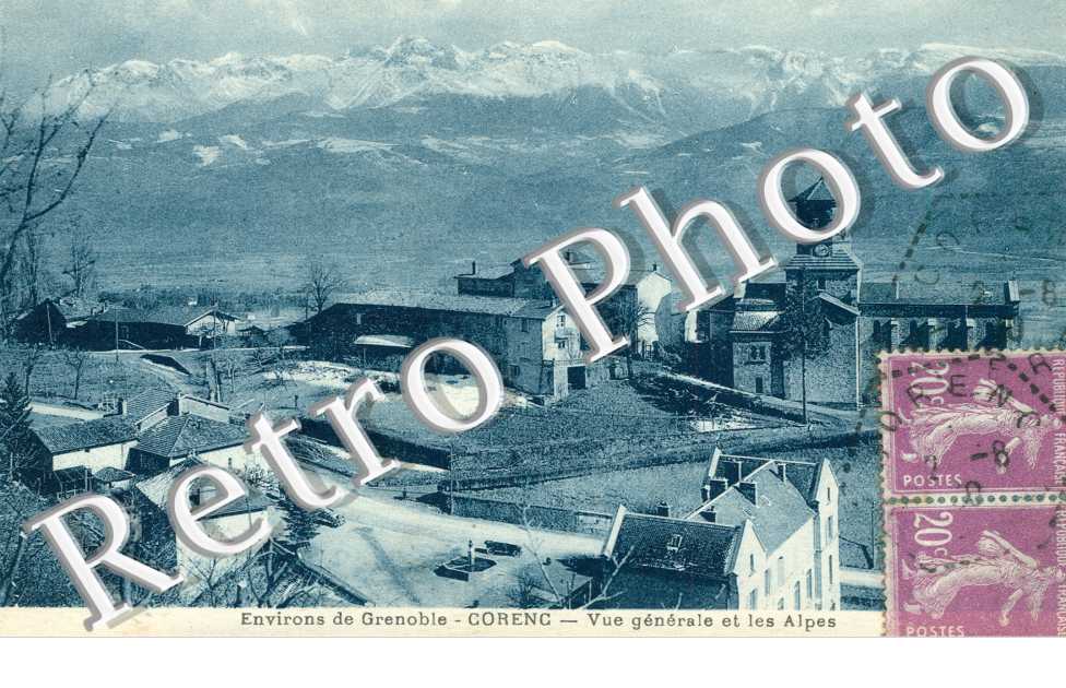 Vue generale et les Alpes
