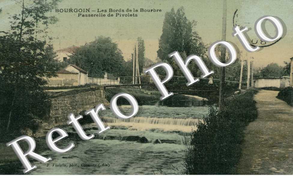 Bords de la Bourbre, Passerelle de Pivolets