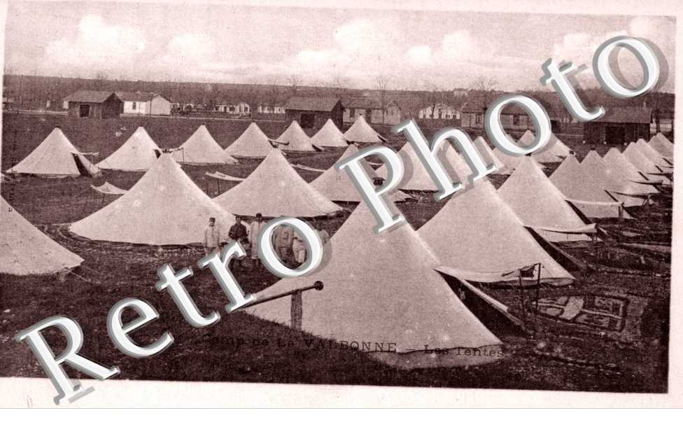 Camp de la Valbonne, les Tentes