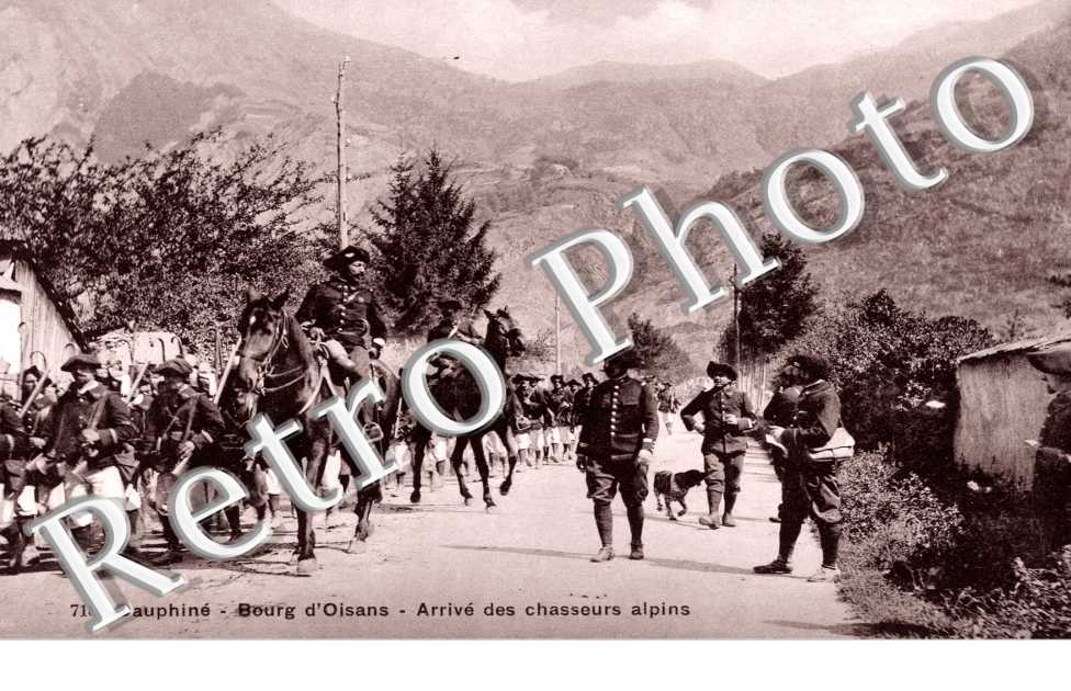 Arrivee des Chasseurs Alpins