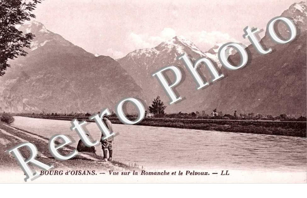 Vue sur la Romanche et le Peloux