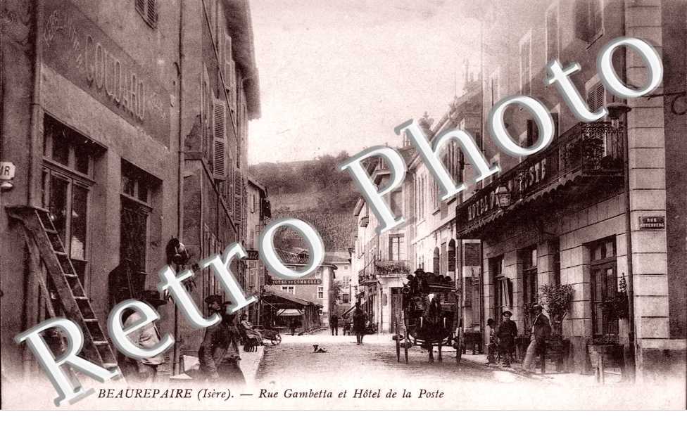 Rue Gambetta et Hotel de la Poste