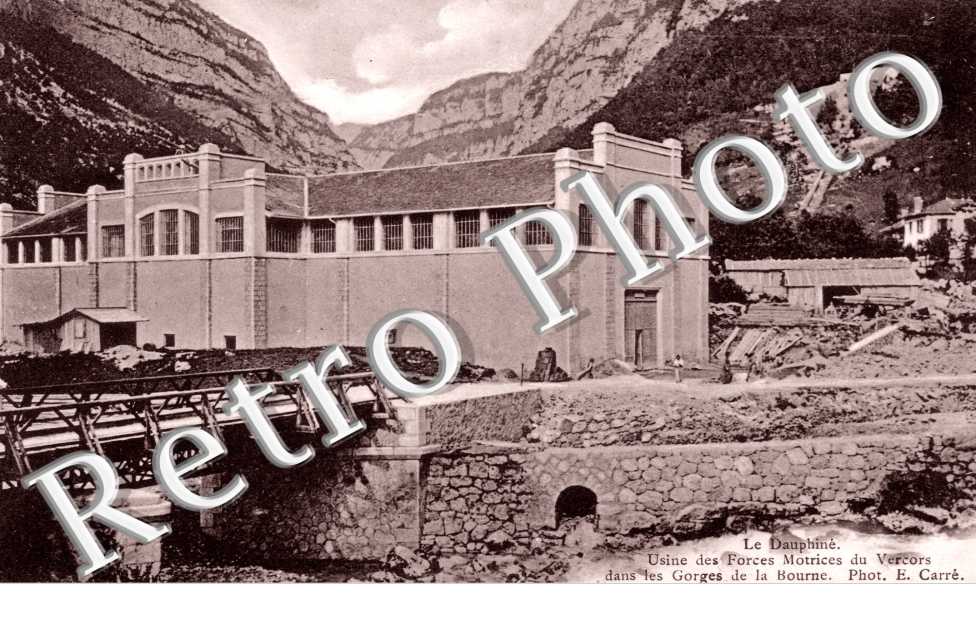 Usine des Forces Motrices du Vercors dans les Gorges de la Bourne