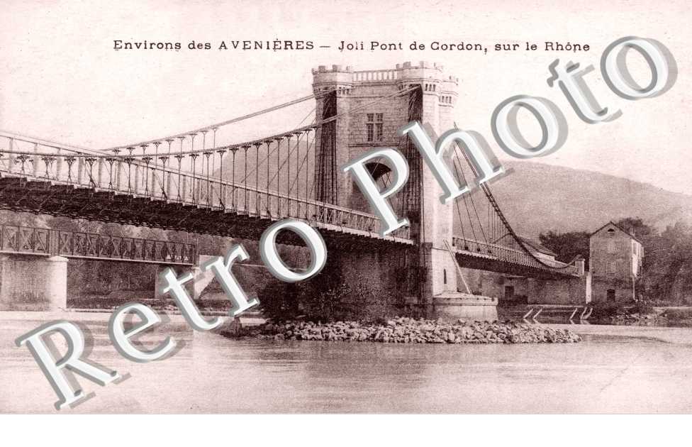 Pont de Cordon, sur le Rhone