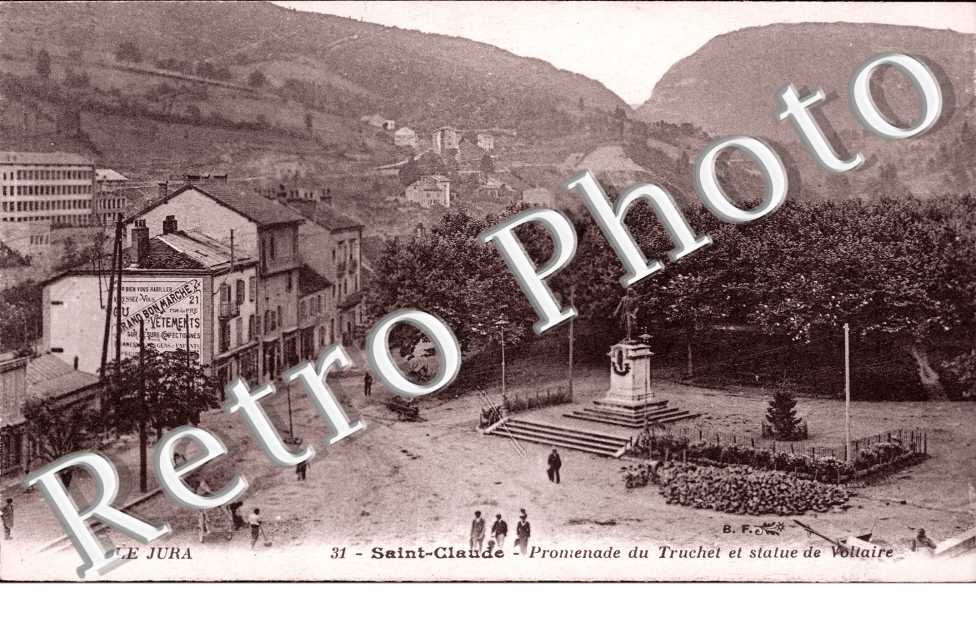 promenade du Truchet et Statue Voltaire