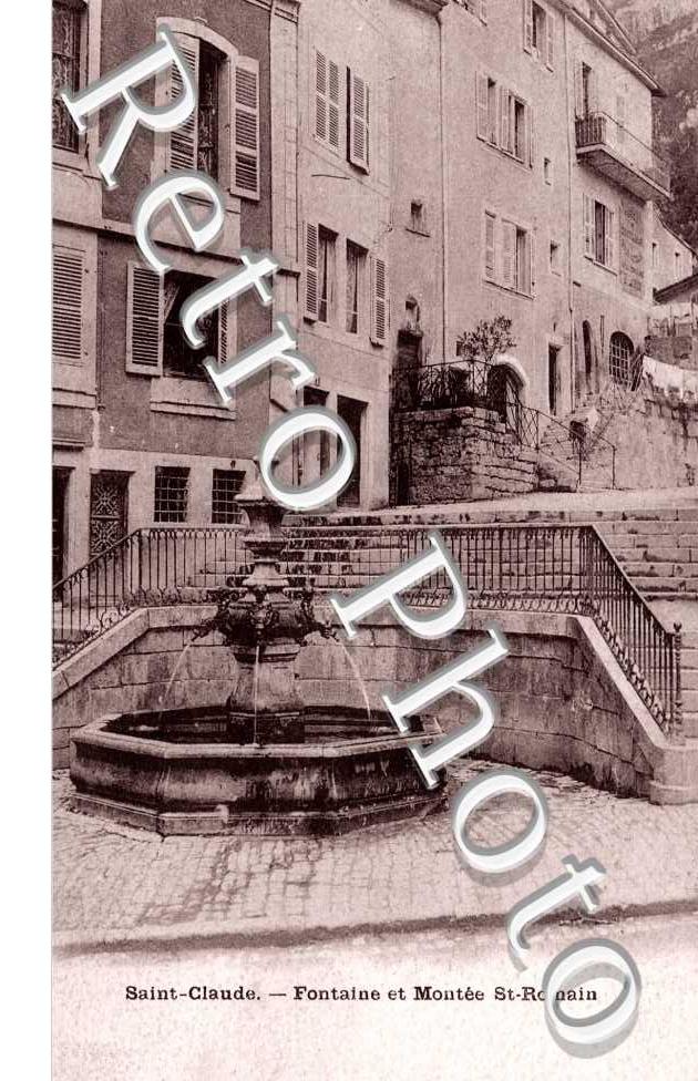 Fontaine et Montee Saint Romain