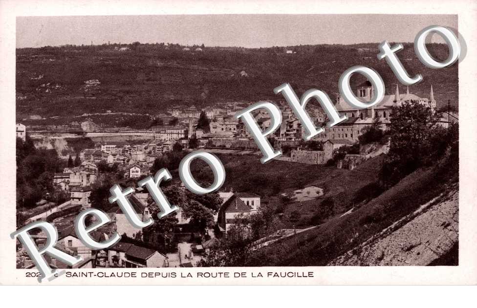 Saint-Claude depuis la Route de la Faucille