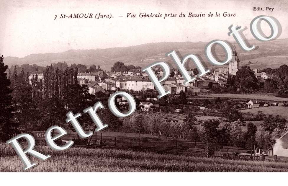 Vue Generale prise du Bassin de la Gare