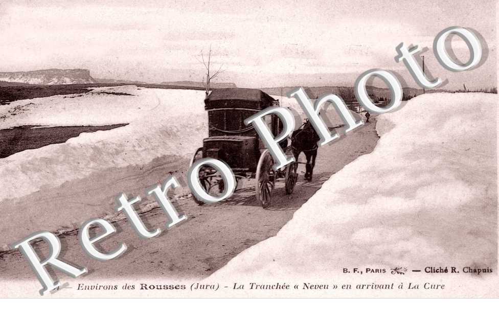 La Tranchee "Neveu" en arrivant de la Cure