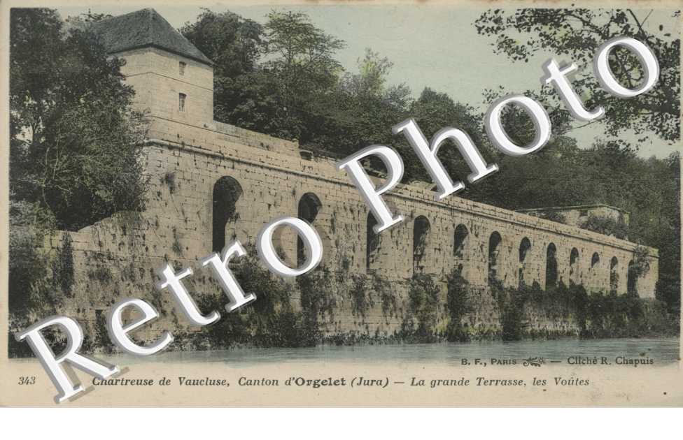 la grande terrasse, les voutes (couleur)