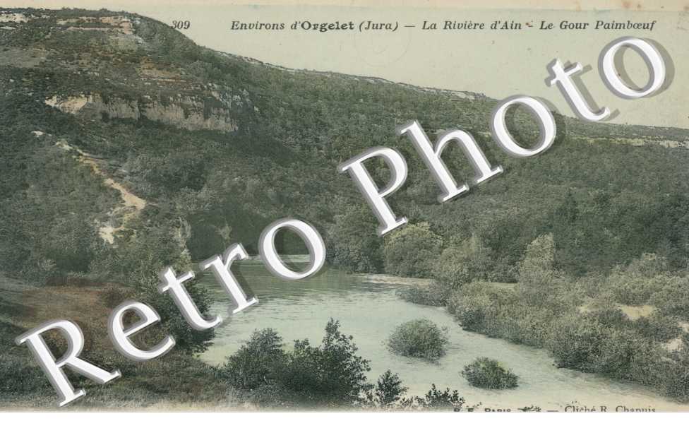 la riviere d&#039;Ain, le gour paimboeuf (couleur)