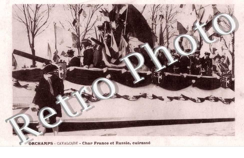 Cavalcade - Char France et Russie, cuirasse
