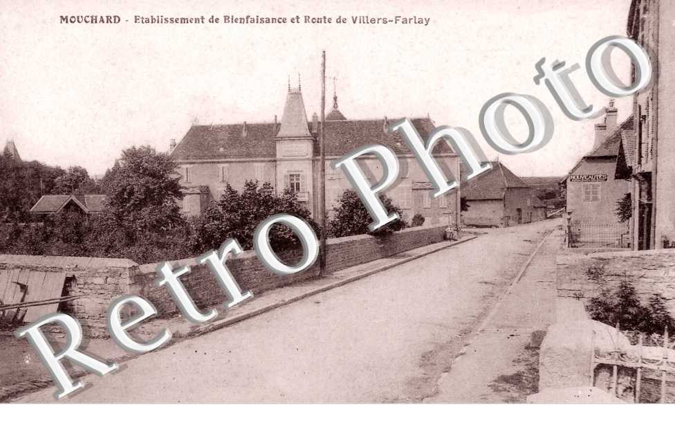 Etablissement de Bienfaisance et route de Villers-Farlay