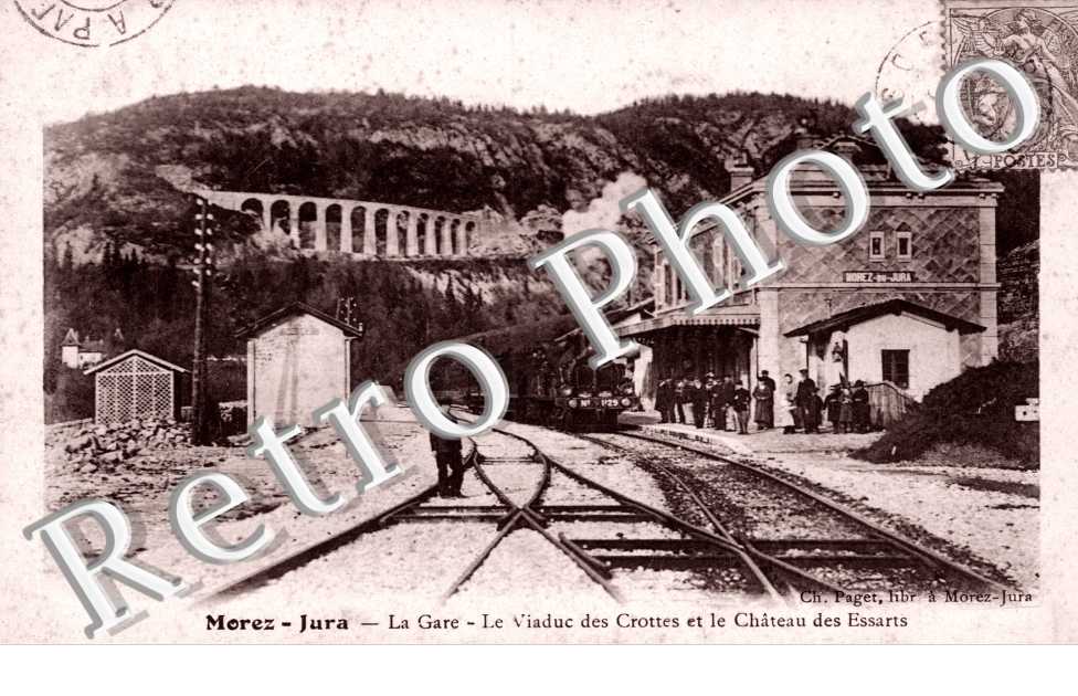 La Gare, le Viaduc des Crottes et le Chateau des Essarts