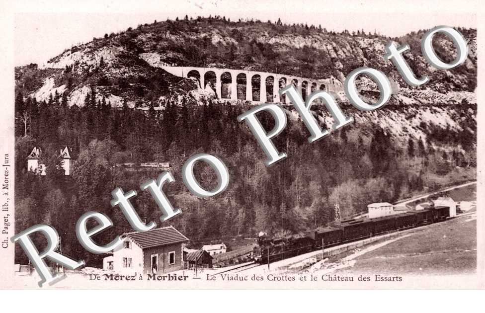 Le Viaduc des Crottes et le Chateau des Essarts