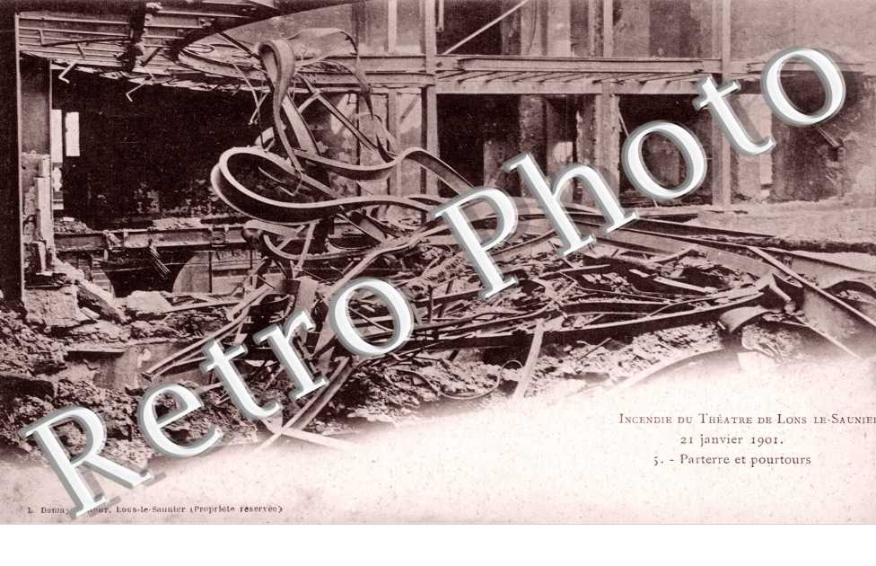Incendie du Theatre 21 janvier 1901