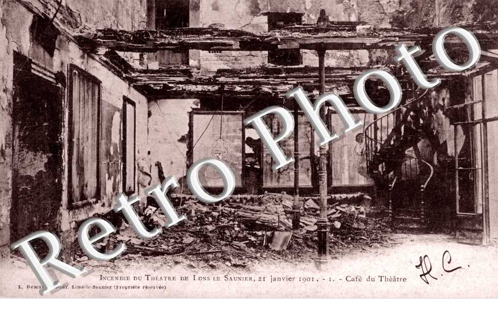 incendie du theatre, 21 janvier 1901, cafe du theatre
