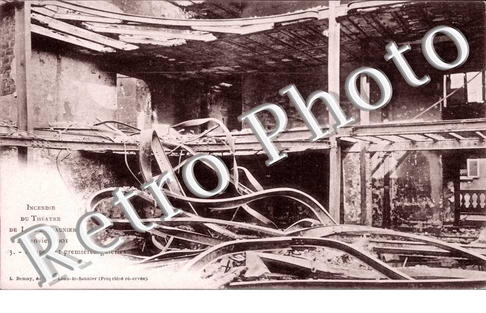 Incendie du Theatre 21 janvier 1901