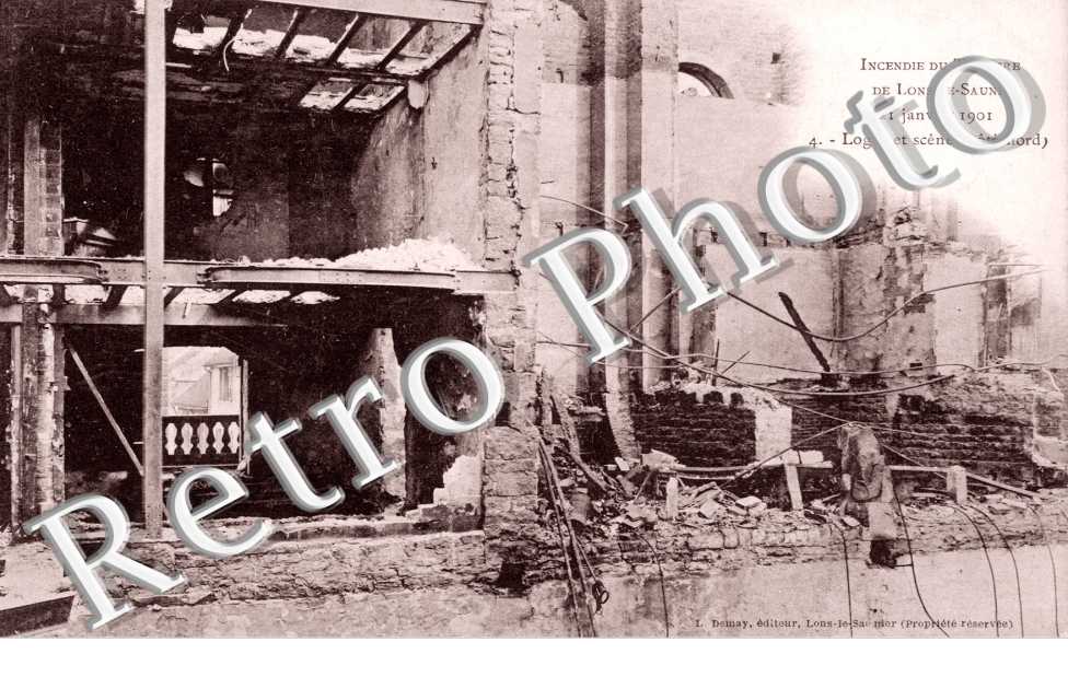 Incendie du Theatre 21 janvier 1901