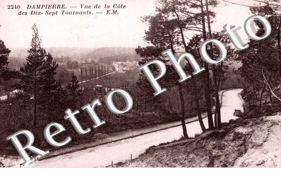 Vue de la Cote des Dix Sept Tournants