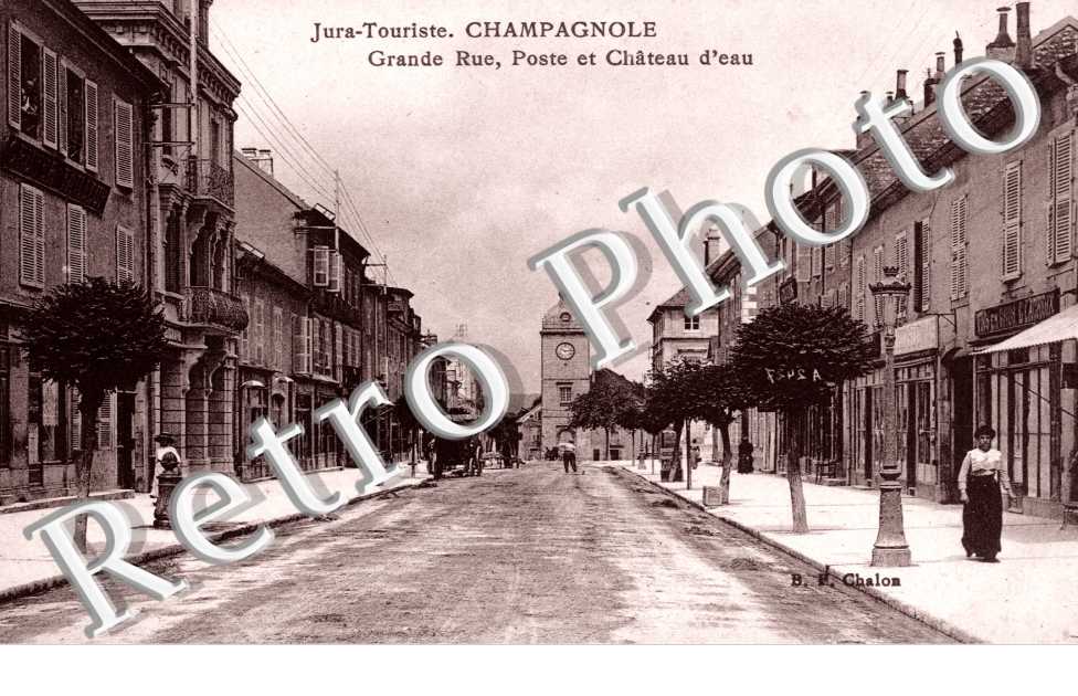 Grande Rue, Poste et Chateau d&#039;Eau
