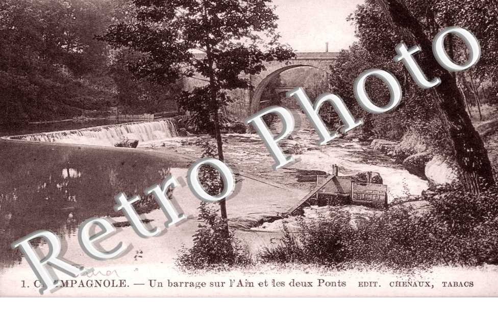 Barrage sur l&#039;Ain et les deux Ponts