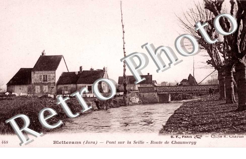 Pont sur la Seille, Route de Chaumergy