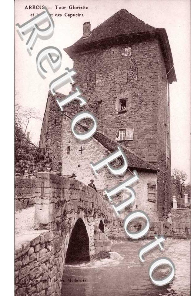 Tour Gloriettte et le pont des Capucins