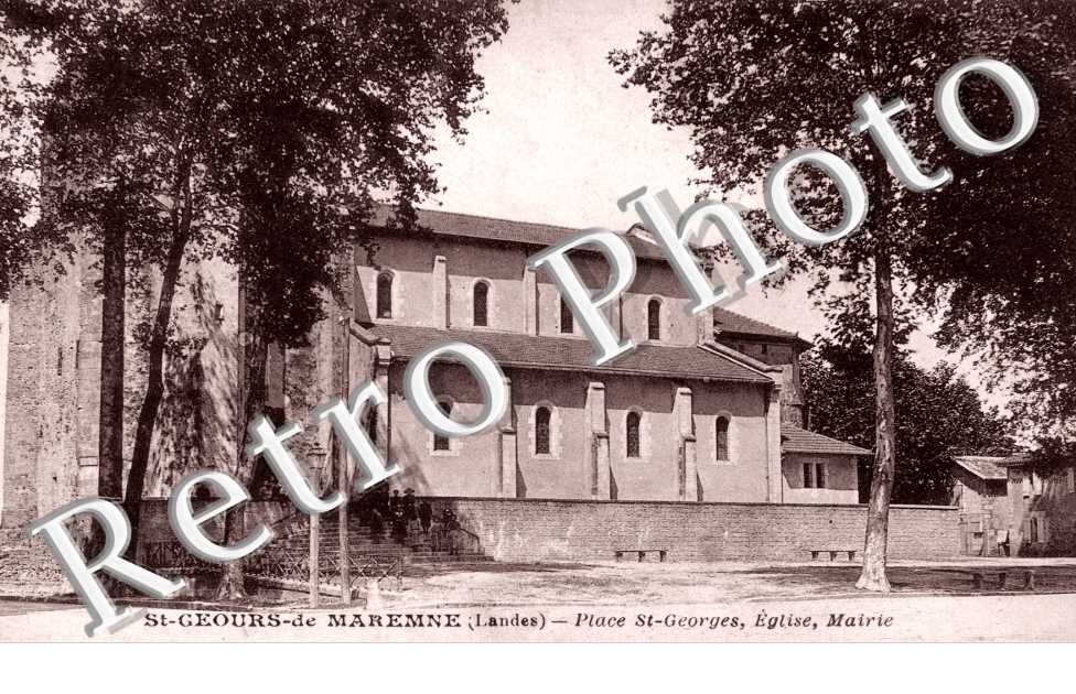 Place st-Georges - eglise - mairie