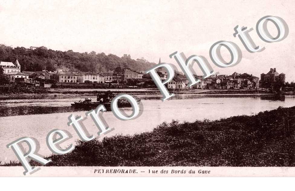 Vue des bords du Gave