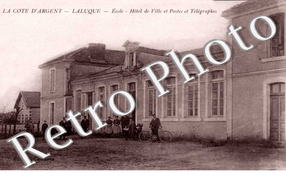 Ecole - hotel de ville et postes et telegraphes