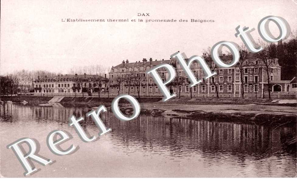 L'Etablissement Thermal et la promenade des Baignots