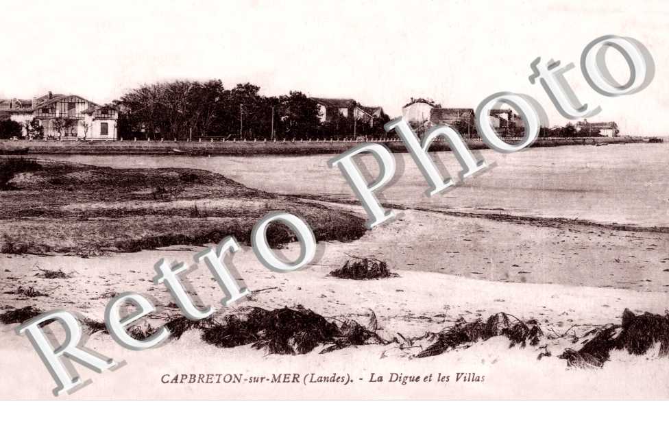 La digue et les villas