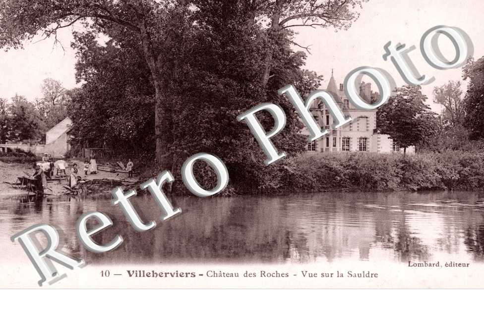chateau des Roches, vue sur la Sauldre