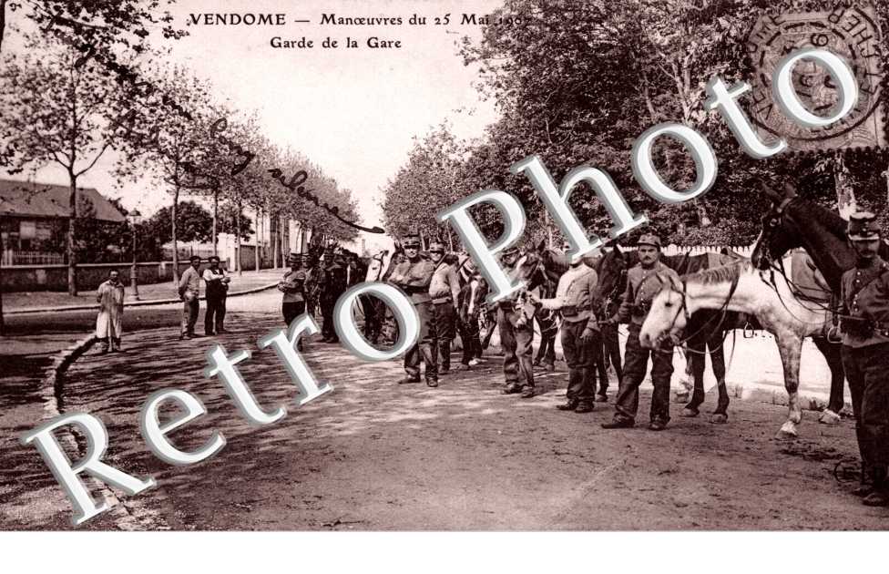 manoeuvre du 25 mai 1907 garde de la gare