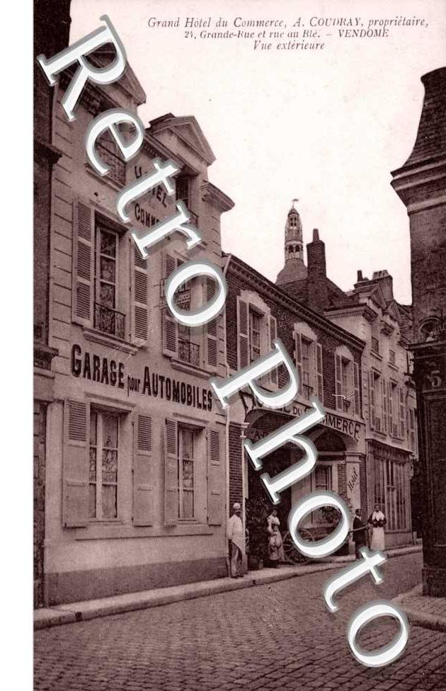grand hotel du commerce A. Coudray 21 grande rue et rue au ble