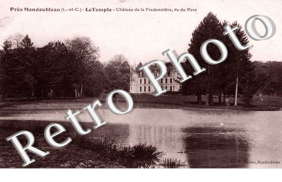 chateau de la Fredonniere, vue du parc