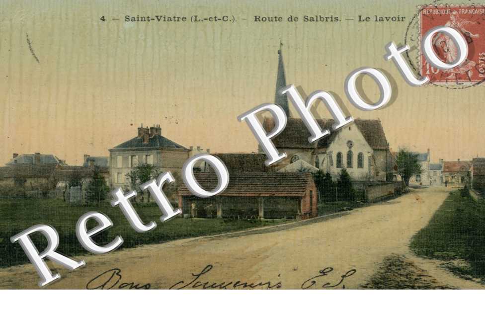 route de Salbris, le lavoir