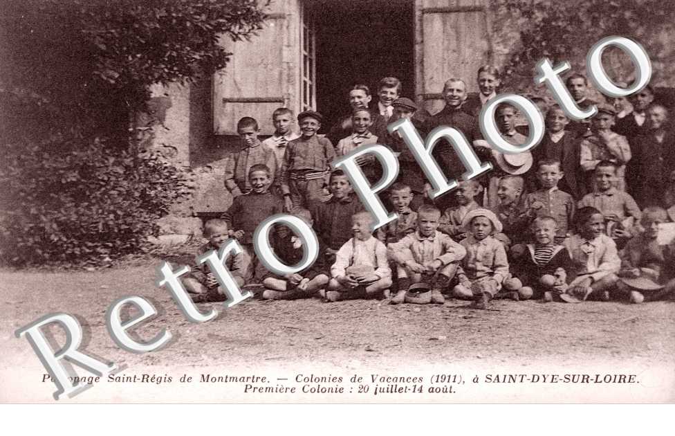 Patronage Saint Regis de Montmartre, Colonie de Vacances 20 jullet 14 aout 1911