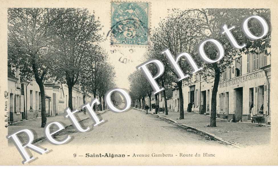 Avenue Gambetta, Route du Blanc