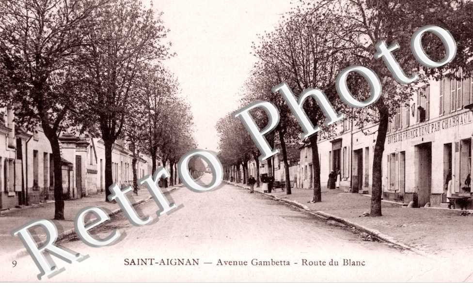 Avenue Gambetta, Route du Blanc